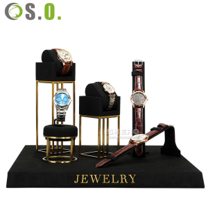 wholesale high quality Metal Watch Display Stands For Watches Watch Display Holder custom display set