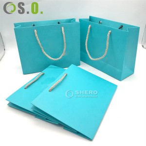 Eco-friendly Custom Cardboard Luxury Gift Paper Bags With Handle For Shopping Bag With Your Own Logo