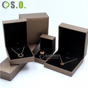 Cost-effective jewellery boxes bijoux Custom logo jewelry packaging box