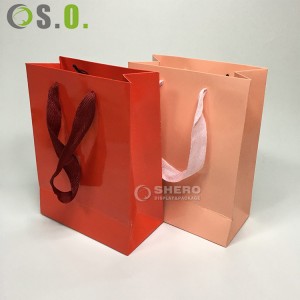 Sacs et boîtes en papier de luxe de cadeau de carton fait sur commande réutilisé avec la poignée pour le sac à provisions avec votre propre logo