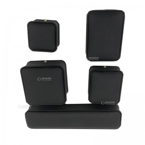 High-End Pu Leather Jewelries Packaging Box Ring Pendant Bangle Jewelry Box Custom Logo
