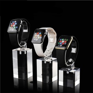 Acrylic men’s watch display rack Transparent crystal women’s smart clock display rack Bracket customized logo