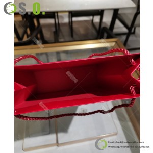 Custom logo Luxury Glossy Shopping Paper Bag Printed Retail Gift Craft Jewelry Cosmetic Packaging Paper Bags