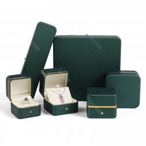 Luxury Necklace Wholesale Jewelry Packaging Boxes Jewelry Gift Box Pu Leather Ring pendant Jewelry Case