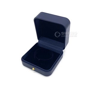 Jewellery Gift Packaging Set Custom LOGO Printed Small Ring Necklace Box Leather Luxury Jewelry Box