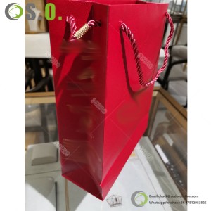 Custom logo Luxury Glossy Shopping Paper Bag Printed Retail Gift Craft Jewelry Cosmetic Packaging Paper Bags