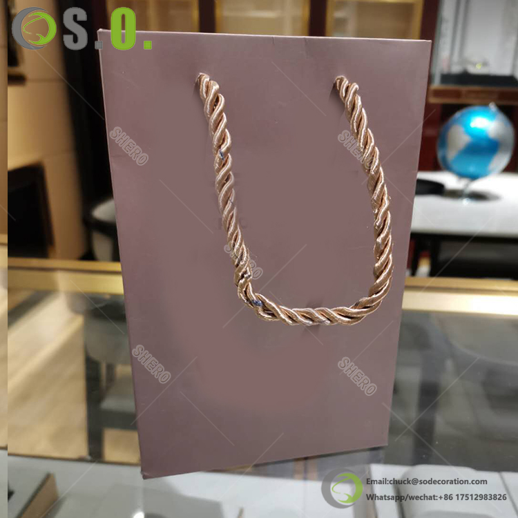Bag Shopping Luxury Clothes and Shoes Kraft Package Customize Gift Paper Bag with Your Own logo