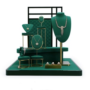 New Design Jewellery Display Props Ring Bracelet Bracelet Earrings Display Set