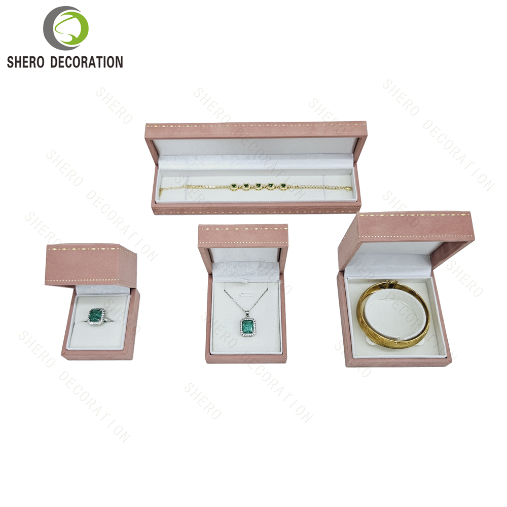 Custom Logo Velvet Jewelry Box Blue Jewellery Gift Box Packaging For Necklace Featured Image