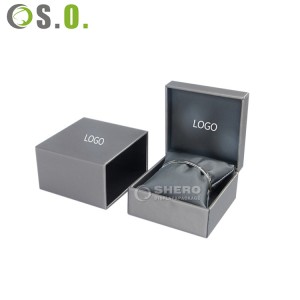 Hot Sell Packaging Pendant Necklace Plastic White Paper Faux Leather Gift Jewelry Display Case Box