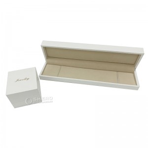 Factory custom logo ring/ bangle/pendant/ bracelet jewellery box leatherette paper jewelry set box packaging luxury fancy