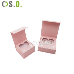Luxury White Cardboard Paper Bracelet Necklace Jewelry Boxes Packaging with Custom Logo