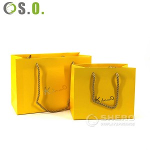 Custom White Kraft Paper Bag with Handle Eco-Friendly Recycled Materials for Takeout Restaurant Fast Food Packaging Shopping