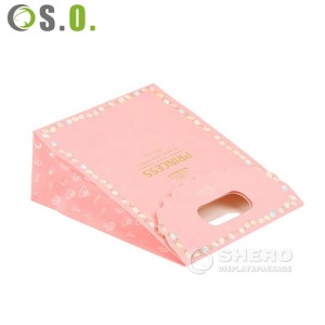 Custom Design Printed Shopping Gift Packaging Paper Bag Luxury Pink Retail Thick Paper Bag for Clothes