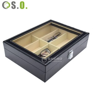 SHERO Jewelry Boxes Display Best Gift Storage Box for Quartz Watches PU Leather Watch Case Holder Organizer watch box