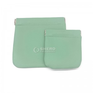 Wholesale PU Leather Bag Jewelry Pouch Ring Bracelet Necklace Pouch Jewelry leather Pouch Bag With Logo