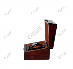 Wholesale Custom Logo Luxury 10 Slots Large Wooden Pocket Watch Storage Box Lock Wood Velvet Glass Watch Boxes Display Gift Case