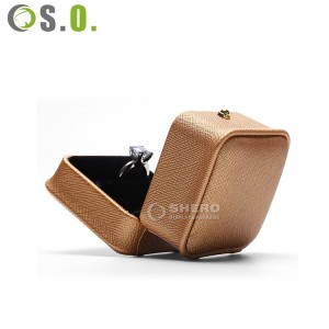 2024 New KP Crown Jewelry Box PU leather Ring boxes Pendant Necklace Packaging Jewelry Decorative Box