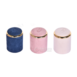 Wholesale Gold Rim Velvet Ring Stand Premium Jewelry Display Cone for Ring Photography & Retail Shop