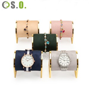 Custom Metal Jewelry bangle display rack jewellery bracelet display holder watch display stand
