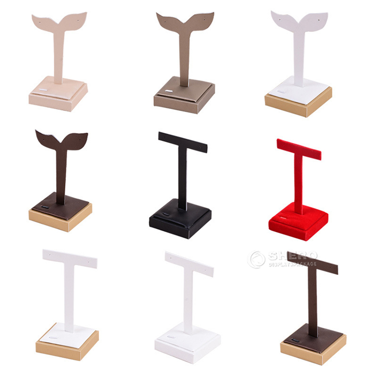Earring Display Stands T Bar Jewelry Display Stand Holder for Necklaces Bracelet Showroom Trade