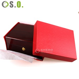 Top Ranking Wholesale Beige Leather Insert Custom Logo Luxury Watch Box Holder Organizer Wooden Watch Box
