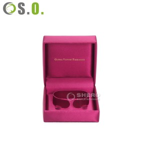 China Manufactory storage plastic blue gift jewelry advertising packing display lcd ring jewellery box