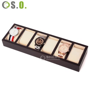 Manufacturers Direct Luxury Watch Display High Quality Watch Display Trays Pu Leather Watch Display Stand