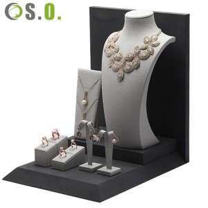 Shero Luxury Window Jewellery Display Props Decoration Ring Bracelet Bracelet Earrings Display Set