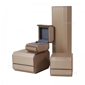 Shero Wholesale Luxury Pu Leather Jewelry Packaging Boxes Jewelry Set Box