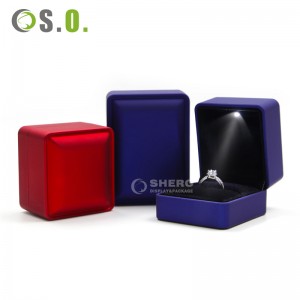 Wholesale luxury color led box Bangle Bracelet Earring Jewelry Led Light Jewellery gift box