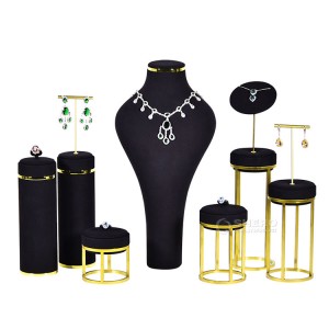 Customized Full Set Jewelry Display Props Necklace Jewelry Shelf Earrings Display Window Display Set