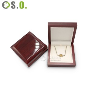 Luxury Factory Wholesale Custom Led Wooden Jewelry Box With Led Light Ring Box Wood Jewellery Boxes Packaging