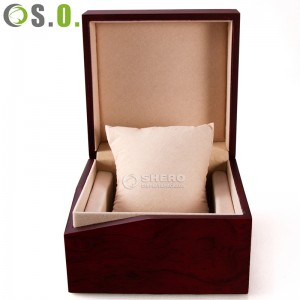 Custom logo 6 12 24 slots luxury pu leather gift packaging watch storage box black single watch case band strap display box