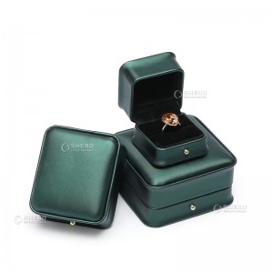 Wholesale Custom Logo Leather Jewelry Box Luxury Earring Bracelet Necklace Ring Box Jewelry Packaging Box