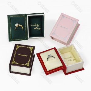 Factory Selling Custom Pink Jewelry Gift Cardboard Box Jewelry Boxes for Ring Earrings