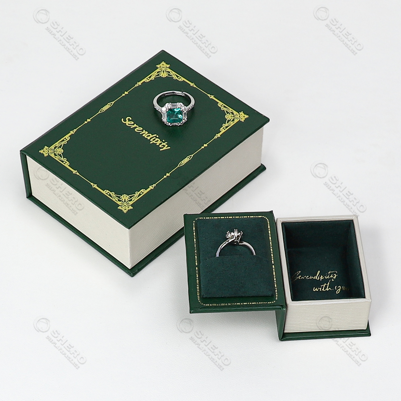 New Design Ring Pendant Bangle Paper Box Customized Size Logo