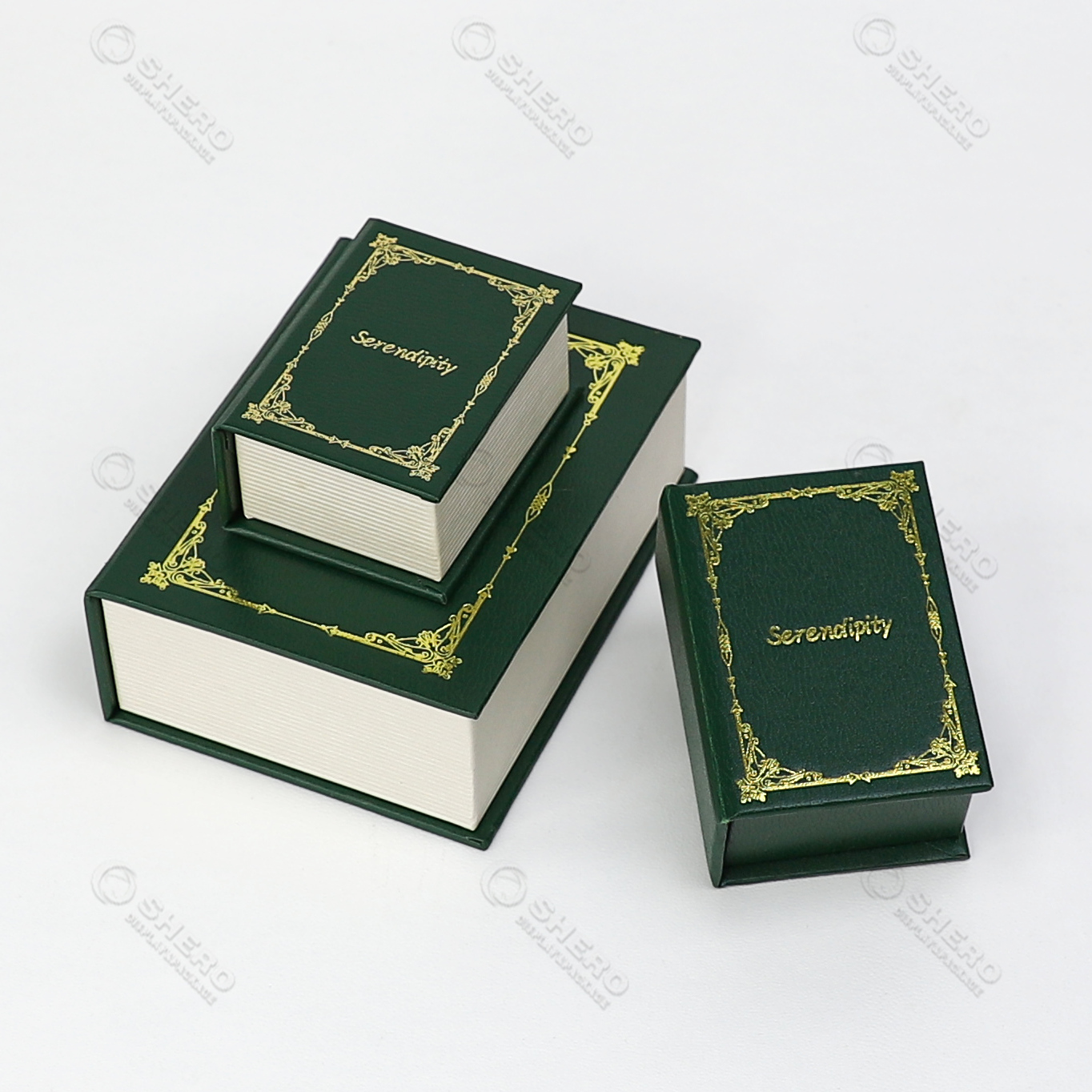 Popular Custom Book Shape Jewelry Gift Box Jewelry Cardboard Paper Box