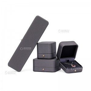 silk inside wholesale high end gold luxury custom logo Leather jewellery boxes packaging necklace earring jewelry box