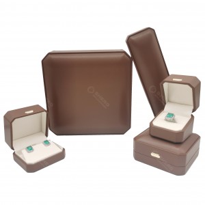 PU Leather Jewelry Box Portable Travel Jewellery Storage Box Custom Logo Magnetic Necklace Gift Box