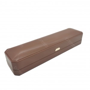 PU Leather Jewelry Gift Box Brown Jewellery Bracelet Box For Retail Jewelry Store Packaging