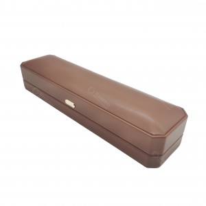 PU Leather Jewelry Gift Box Brown Jewellery Bracelet Box For Retail Jewelry Store Packaging