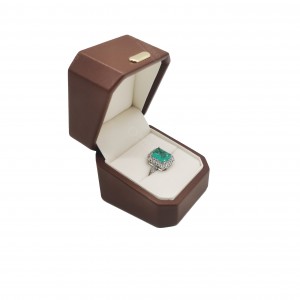 PU Leather Jewelry Box Portable Travel Jewellery Storage Box Custom Logo Magnetic Necklace Gift Box