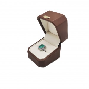 PU Leather Jewelry Box Portable Travel Jewellery Storage Box Custom Logo Magnetic Necklace Gift Box