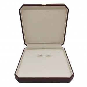 PU Leather Jewelry Box Red Jewellery Bracelet Box for Women Gift Packaging Wholesale