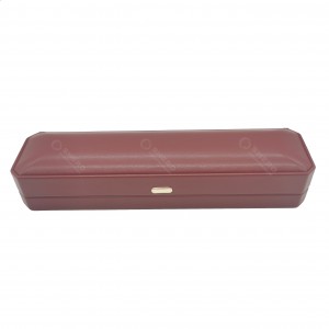 Portable PU Jewellery Box Travel Size Red Leather Jewelry Packing Box for Necklace