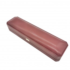Portable PU Jewellery Box Travel Size Red Leather Jewelry Packing Box for Necklace
