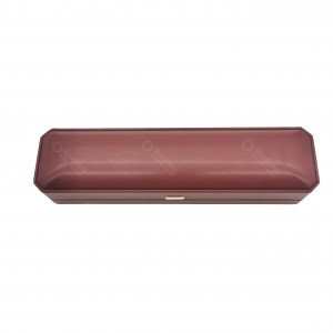 Portable PU Jewellery Box Travel Size Red Leather Jewelry Packing Box for Necklace