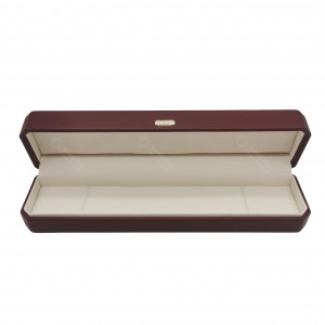 Portable PU Jewellery Box Travel Size Red Leather Jewelry Packing Box for Necklace