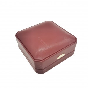 PU Leather Jewelry Box Magnetic Closure Proposal Ring Box Jewellery Gift Box For Wedding Engagement